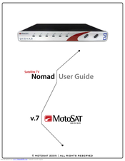 MotoSAT Nomad User Manual