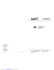 BURY VoiceTalk BT Operating Manual