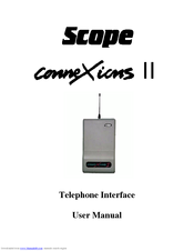 Scope Connexicms II User Manual