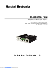 Marshall Electronics PS-102-HDSDI / HDI User Manual