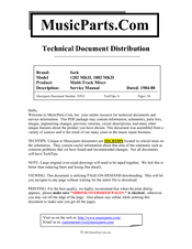 Seck 1882 MKII Service Manual
