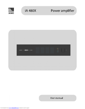 AMC iA 480X User Manual