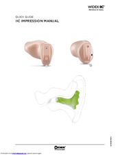 Widex IIC Impression Manual