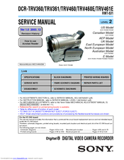 sony Handycam DCR-TRV460E Service Manual