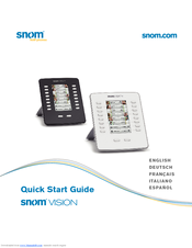 Snom Vision Quick Start Manual
