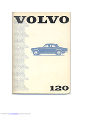 Volvo 120 Operating & Service Manual