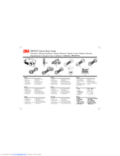 3M Multimedia Projector MP8765 Quick Start Manual