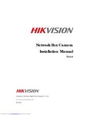 Hikvision DS-2CD886MF-E Installation Manual