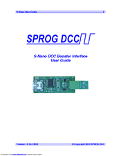 Sprog S-Nano User Manual