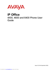 Avaya IP Office 4600 User Manual