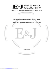 E&J COP 15-DVR15RT-600 User & Engineer Manual