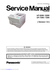 Panasonic UF-7300 Manuals | ManualsLib