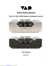 VAD DAC-10 User Manual