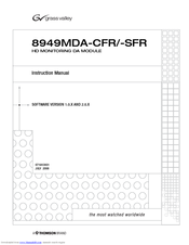 GRASS VALLEY 8949MDA-SF Instruction Manual