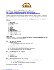 SpitJack P150 User Manual