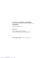 Digital Equipment DECserver 900GM Installation Manual