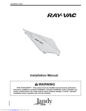 Jandy Ray-Vac Installation Data