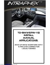 Intraphex TD-BMW6PIN-v2 Install Manual