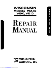 Wisconsin Motors V460D Repair Manual