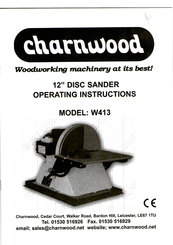 Charnwood W413 Operating Instructions Manual