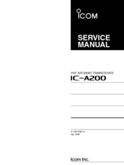 Icom IC-A200 Manuals | ManualsLib