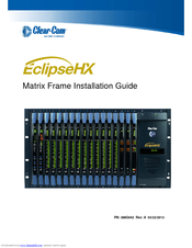Clear-Com EclipseHX Installation Manual