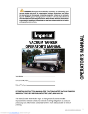 Imperial TMV-2500 ALUM Operator's Manual