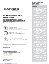 Harsco Industrial P-K MACH C2000H Installation & Owner's Manual