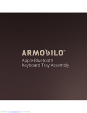 Armodilo Bluetooth Keyboard Tray Assembly