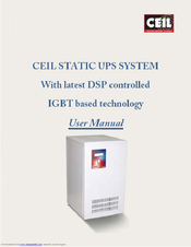 Ceil Static UPS System User Manual