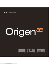 Origen ae S16T User Manual