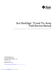 Sun Microsystems StorEdge T3+ Service Manual