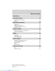 Ford 2011 Transit Connect Owner's Manual