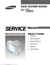 Samsung CL21K5MN6X/RCL Service Manual