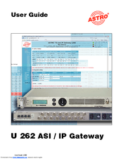 ASTRO U 262 User Manual