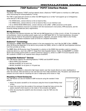 DMP Electronics 736P Radionics Installation Manual