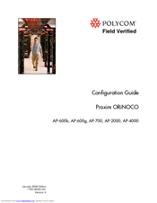 Proxim ORINOCO AP-600B Configuration Manual