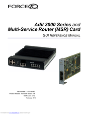 Force 10 Multi-Service Router Reference Manual