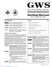 GWS GWS-063 Manual Addendum