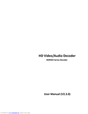Hunt Electronic HDR503 Series User Manual