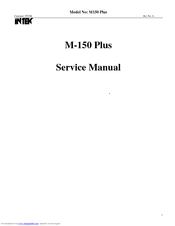 Intek M-150 Plus Service Manual