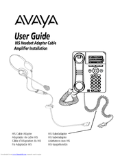 Avaya HIS Headset Adapter Cable User Manual