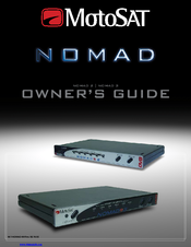 MotoSAT Nomad 3 Owner's Manual