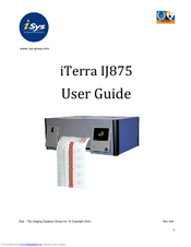 iSys iTerra IJ875 User Manual