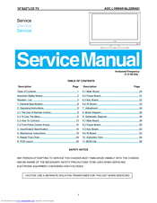 AOC L19WA91 Service Manual