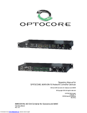 Optocore X6R-FX-8LI/8LO Operating Manual