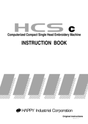 Happy Industrial Corporation C Instruction Manual