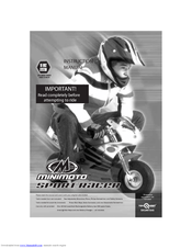 Minimoto Sport Racer Instruction Manual