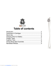 Smoke Free e-cig User Manual