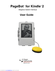 Origin Instruments PageBot for Kindle 2 User Manual
